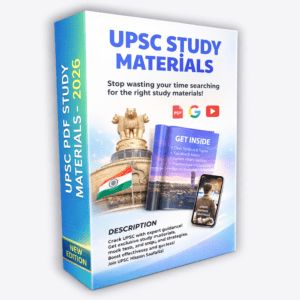 UPSC Civil Services Exam - PDF Study Materials